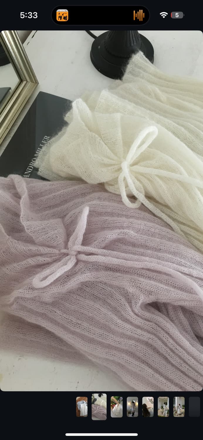 [RE_L] Dearest mohair knit (lavender) 상품이미지9
