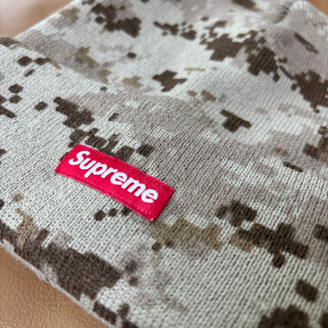 슈프림 비니 모자 디지털 카모 탄 상품이미지7