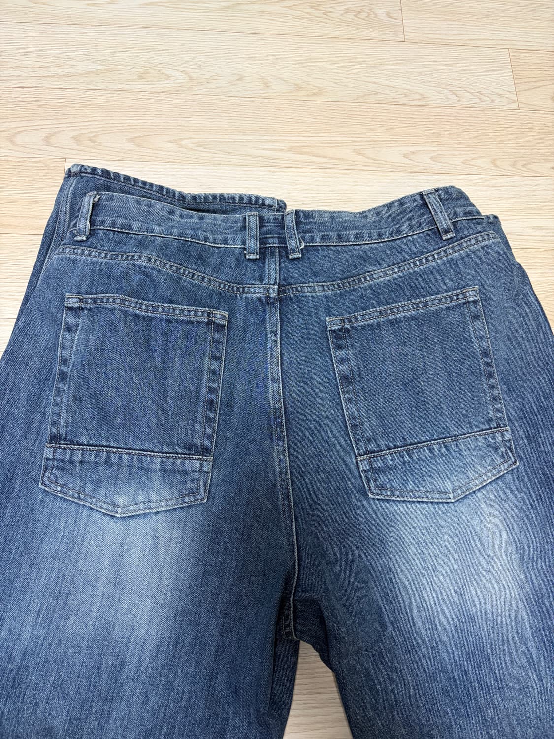 러프사이드 드레이프 데님(3사이즈, 4회가량 실착) 상품이미지4