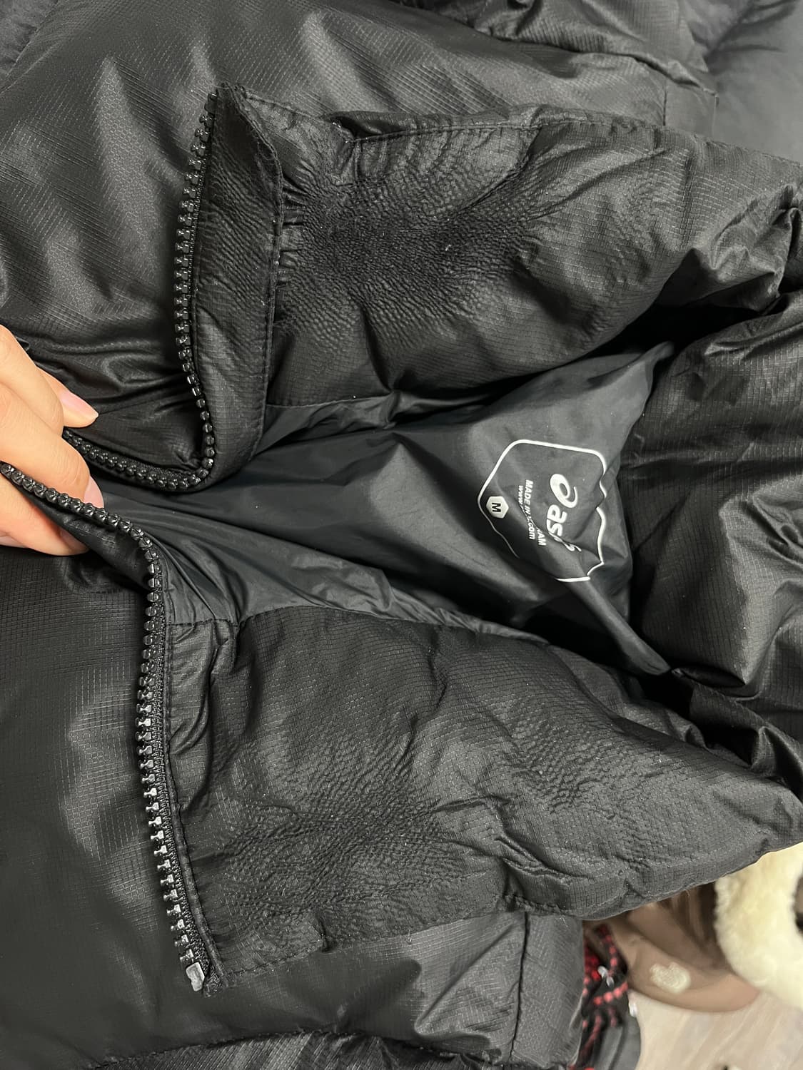 아식스 패딩 (m) 상품이미지3