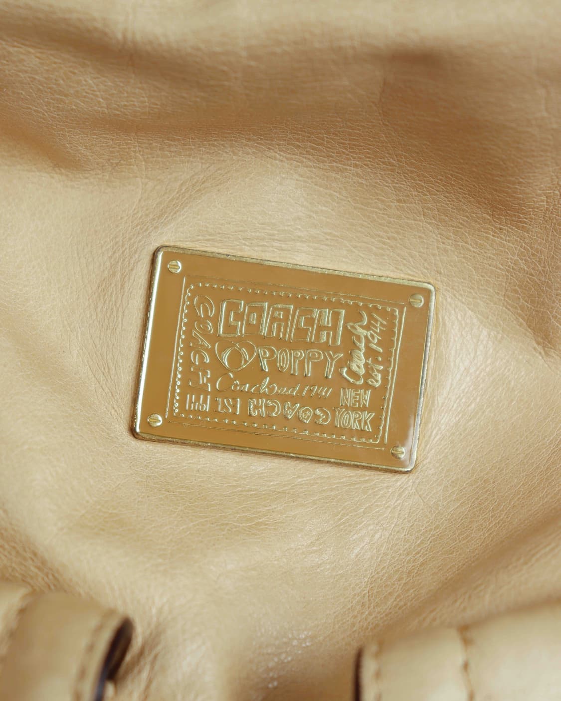 [COACH] 크림베이지 레더 숄더백 상품이미지4