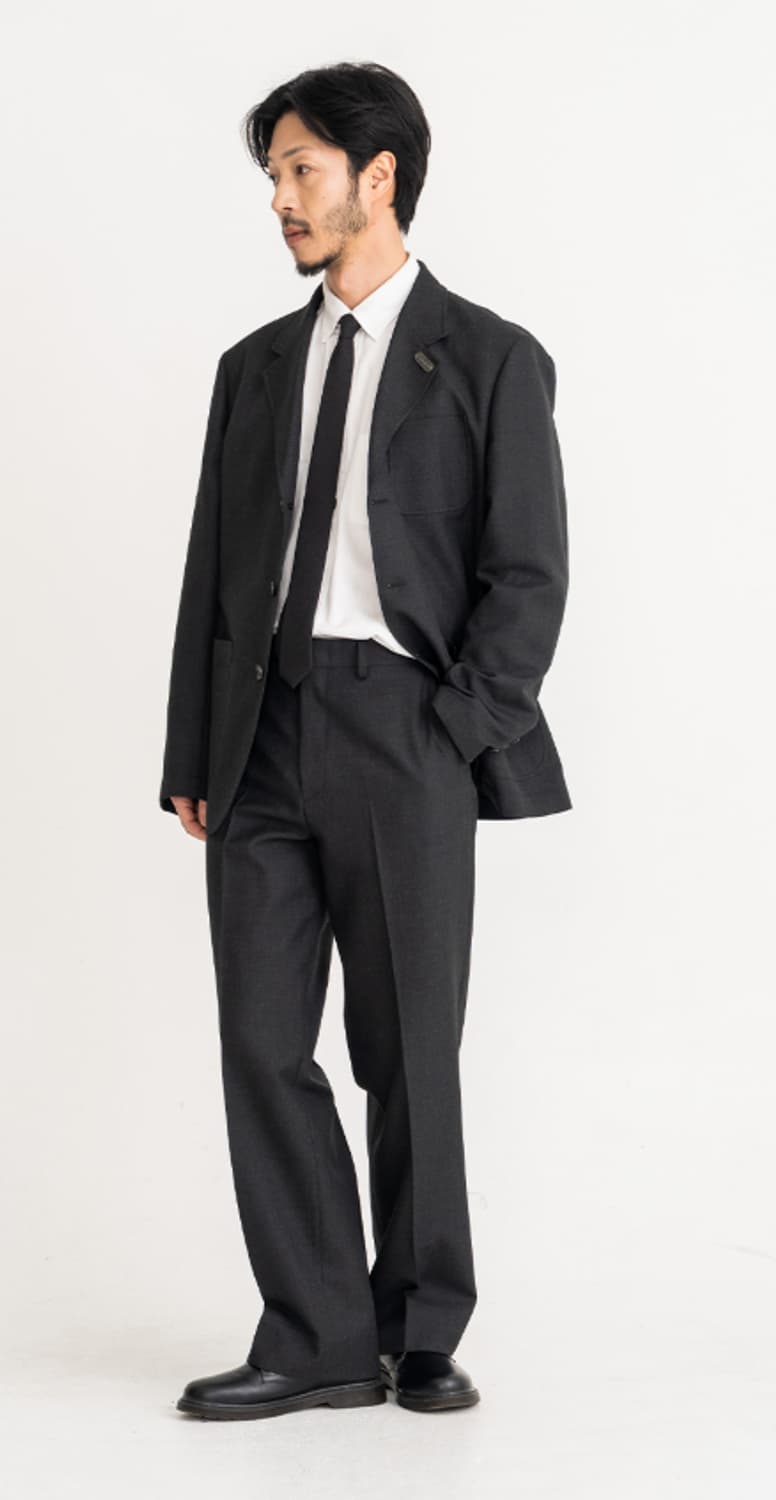 에든버러클럽 Wool Sports 정장 SET-UP(차콜) 상품이미지9