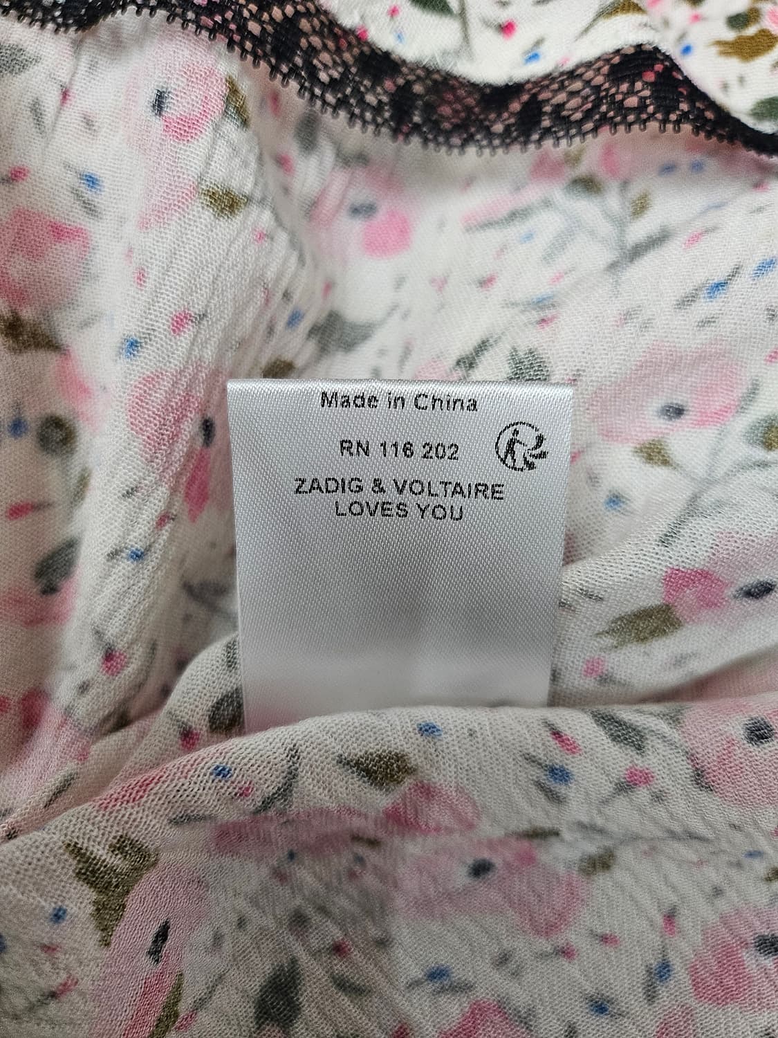 쟈딕앤볼테르 플라워 원피스s 상품이미지5