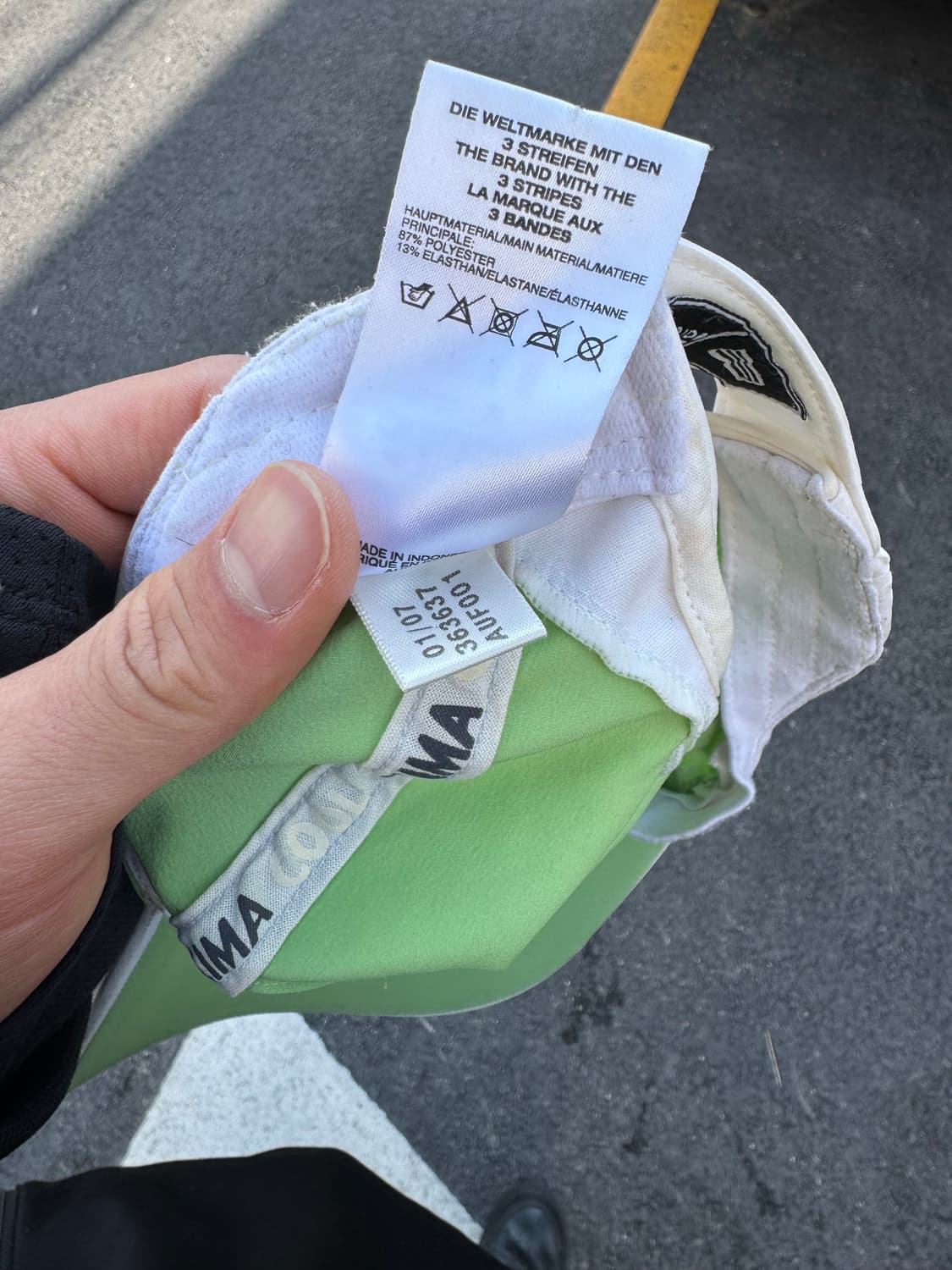 아디다스 올드스쿨 그린 캡 상품이미지4