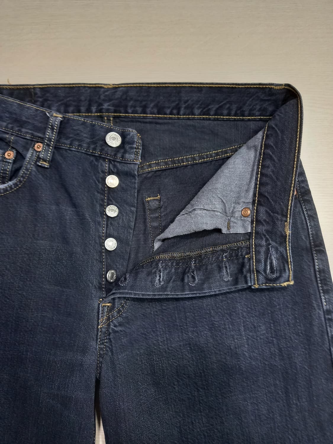 31 07's 리바이스501 일자진 진청 31-478 상품이미지7