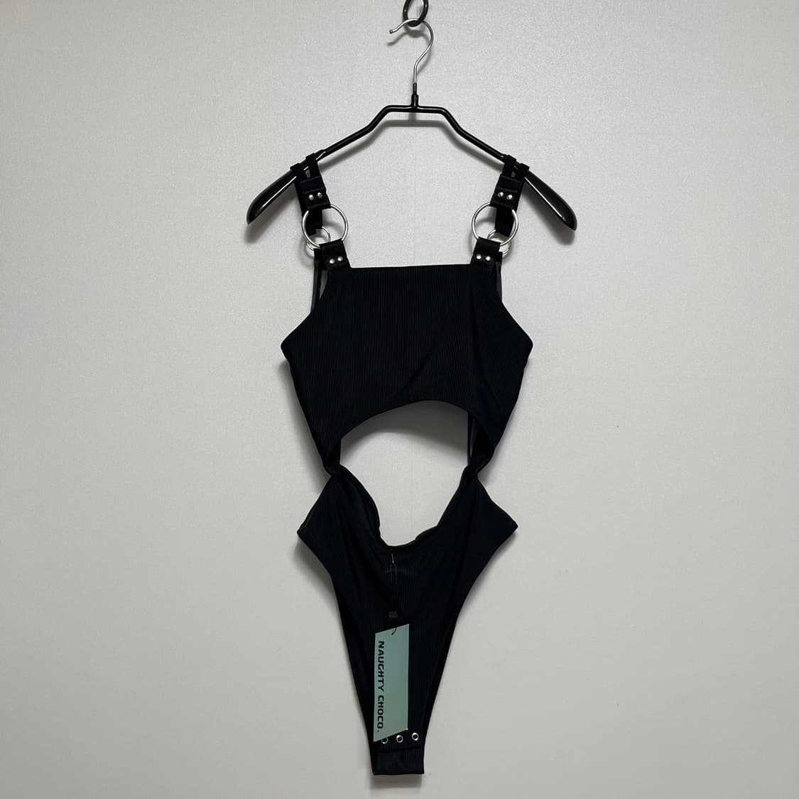NAUGHTY CHOCO 시티 블랙 바디수트 S 상품이미지1