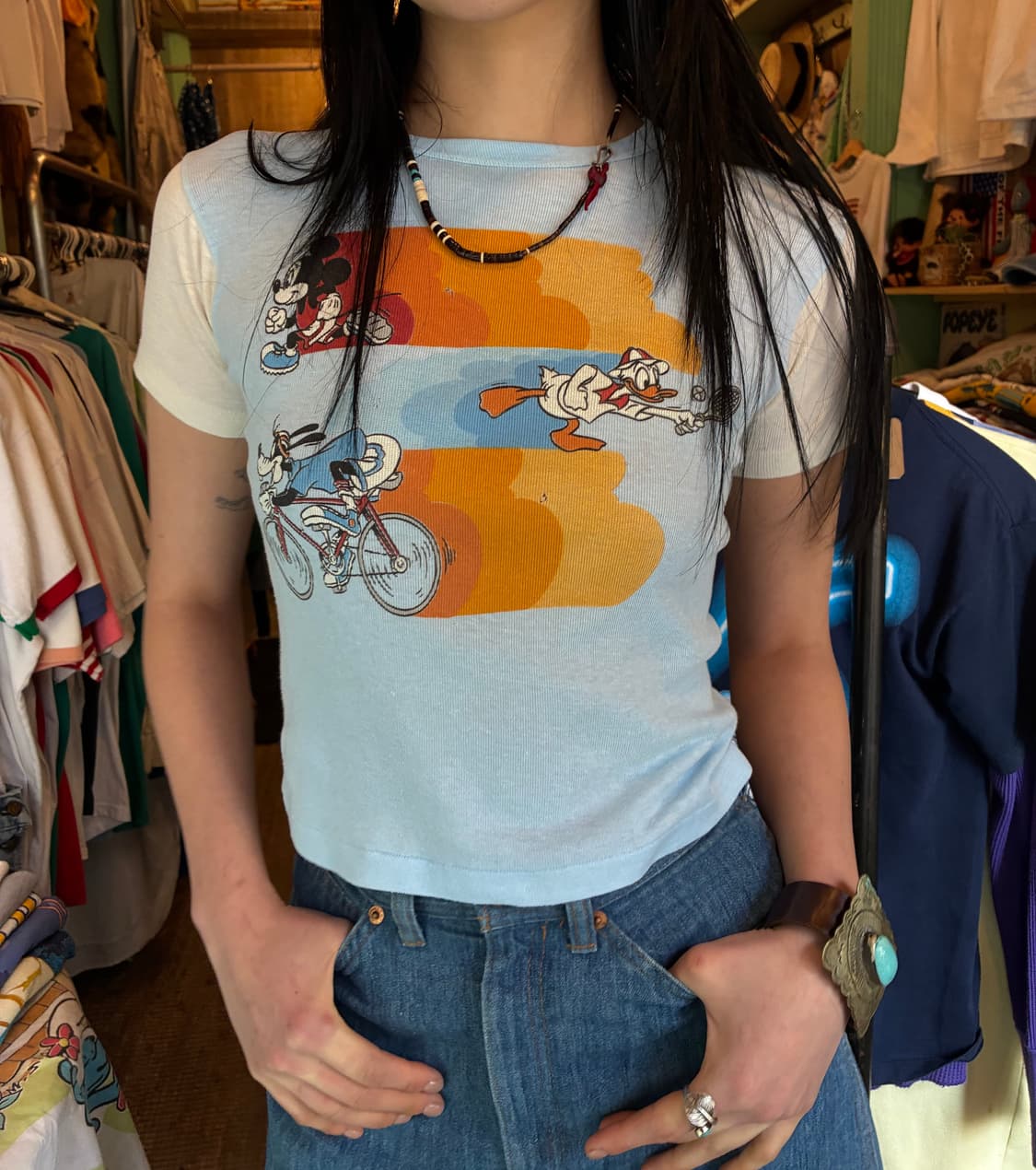70s–80s Vintage Disney Print Tee 상품이미지1