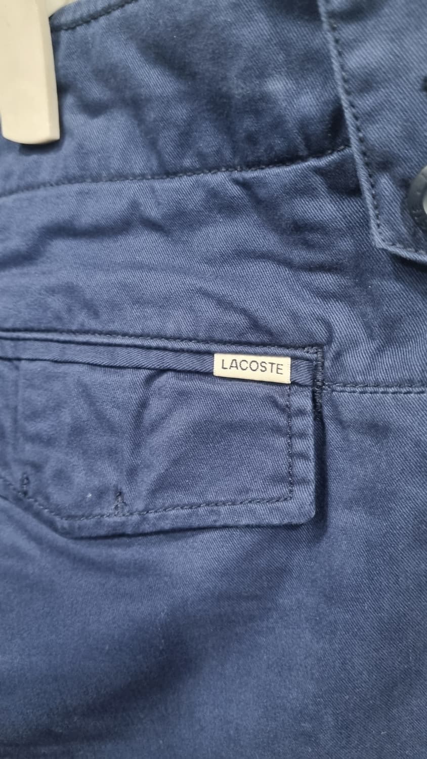 LACOSTE) 라코스테 남색 스판슬림 CARGO PANTS 허리 34 상품이미지3
