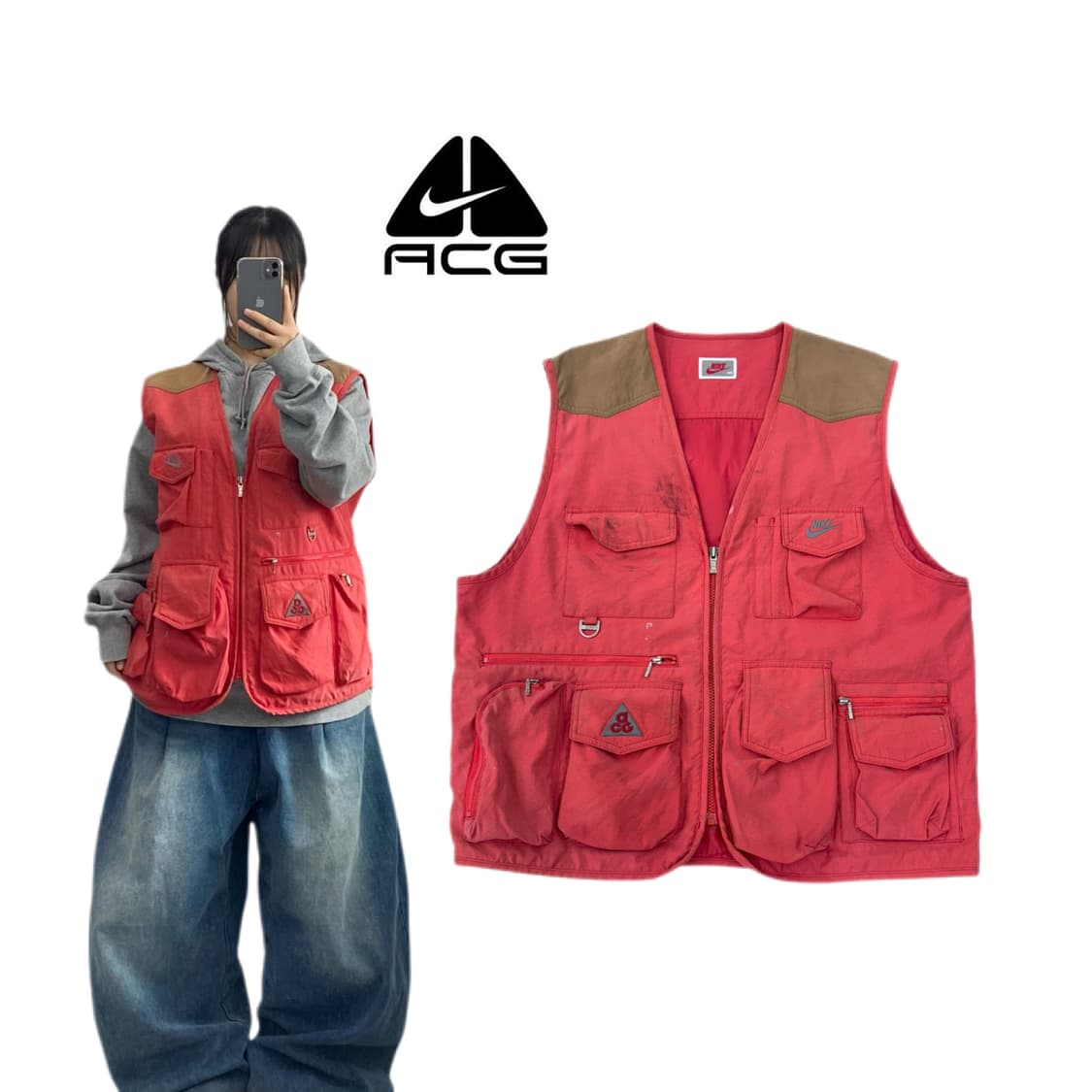 나이키 ACG 90s 멀티포켓 테크 베스트 조끼 상품이미지1