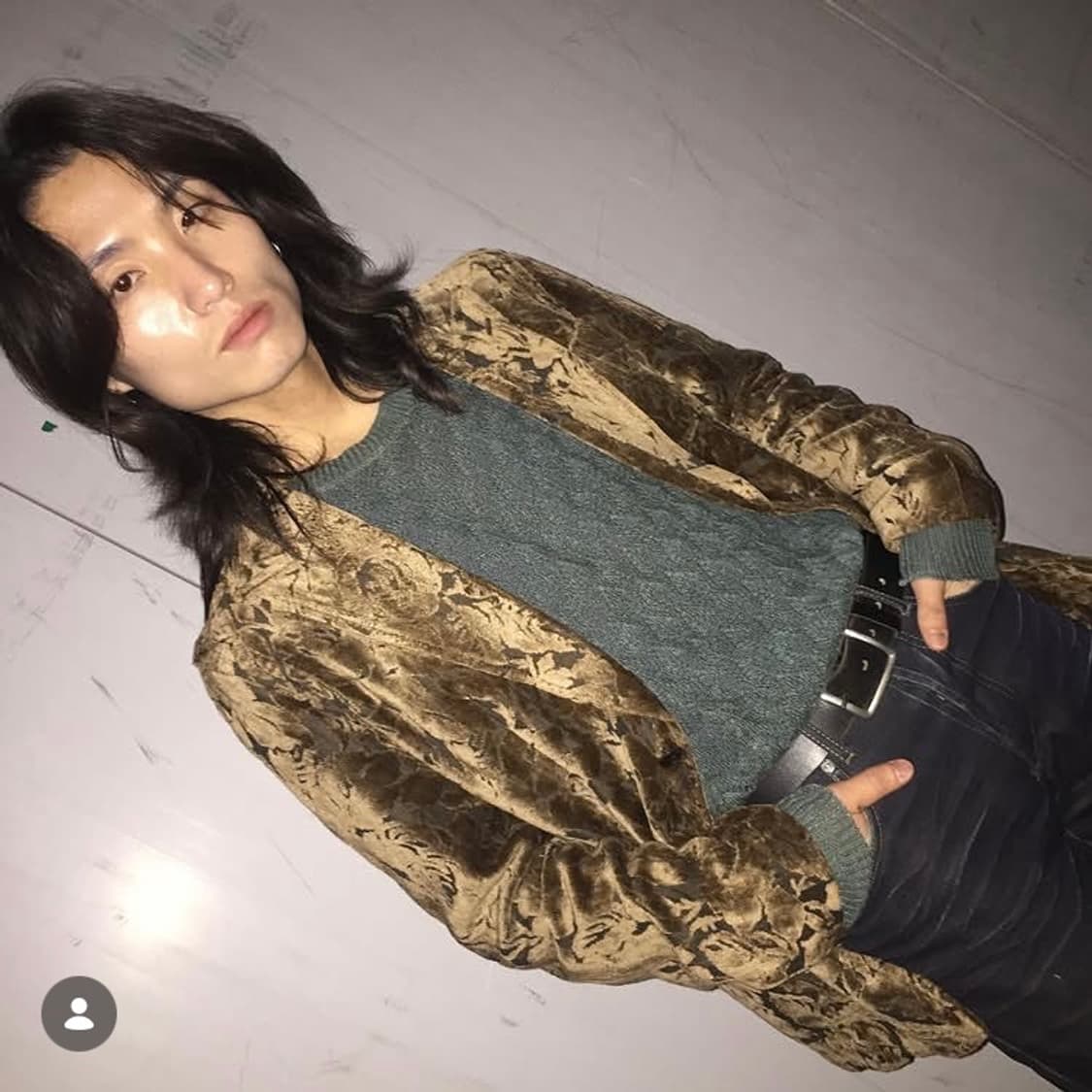 넘버나인 AW02 조지 해리슨 벨벳 자켓 상품이미지3