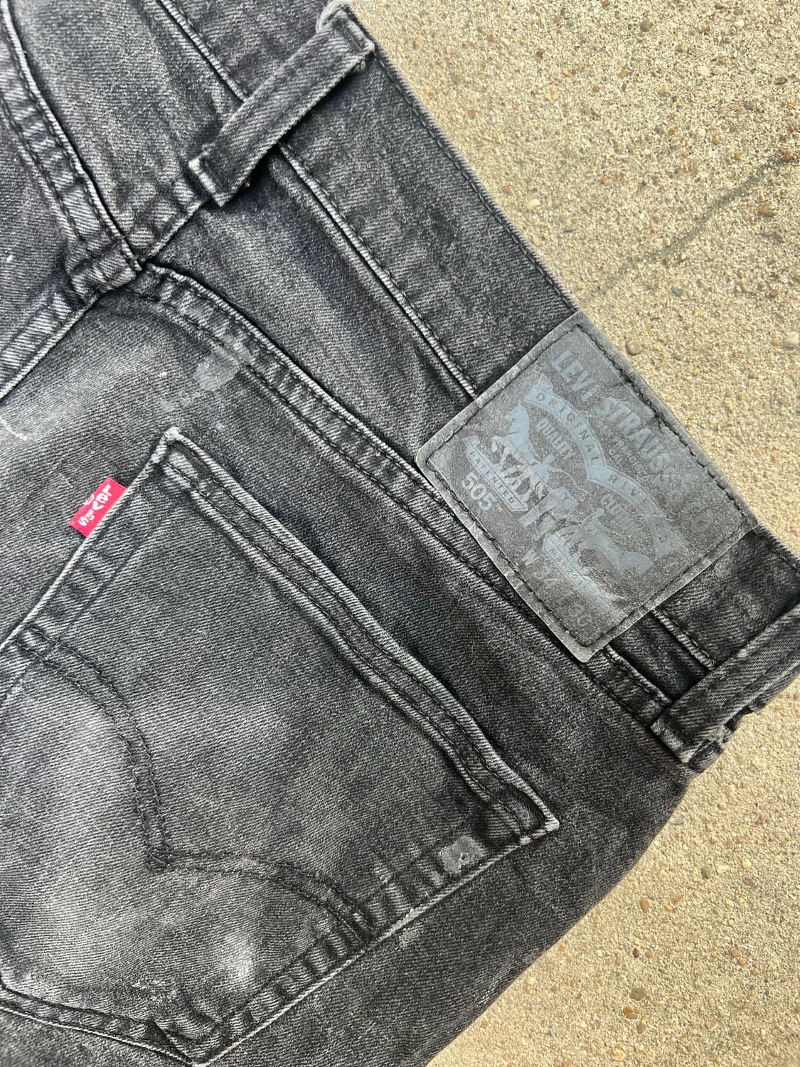 리바이스 505 블랙진 상품이미지6