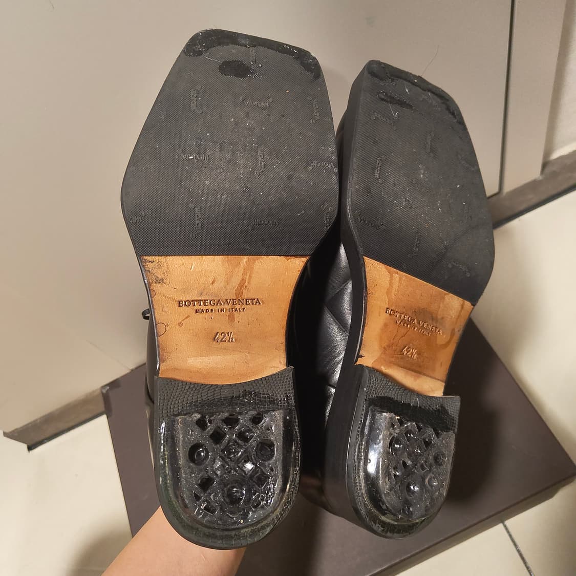 보테가베네타 퀼팅 더비 42.5 상품이미지6
