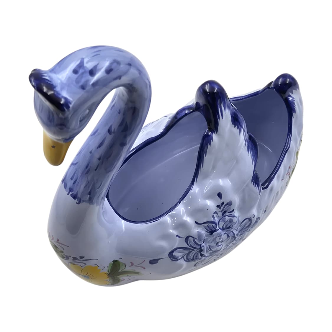 90s 포르투갈 핸드메이드 플로랄 대형 백조 홀더 상품이미지3