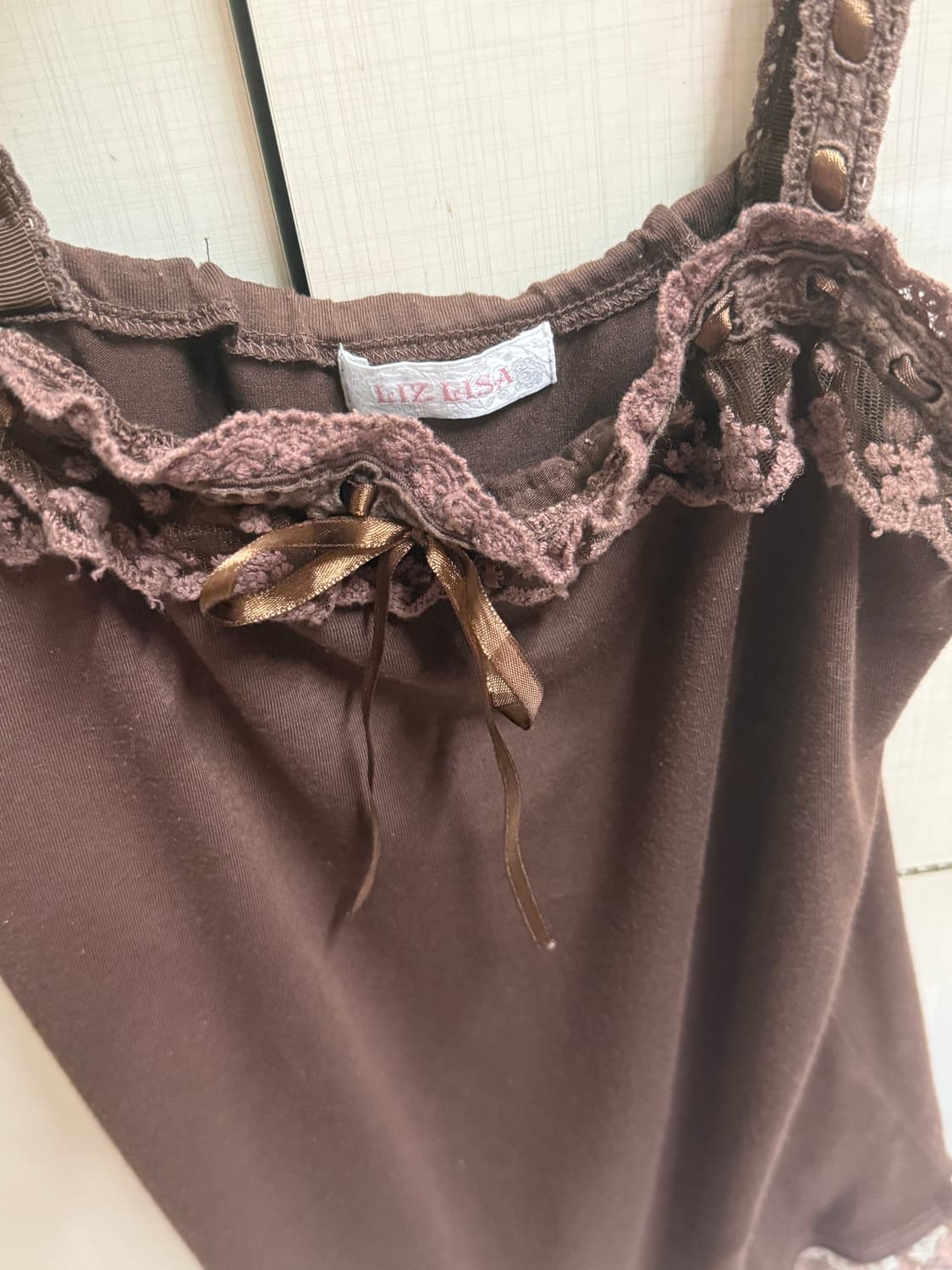 리즈리사 고전 대장 초코맛 리본 슬리브리스 라떼갸루 히메카지 큐롯 상품이미지4