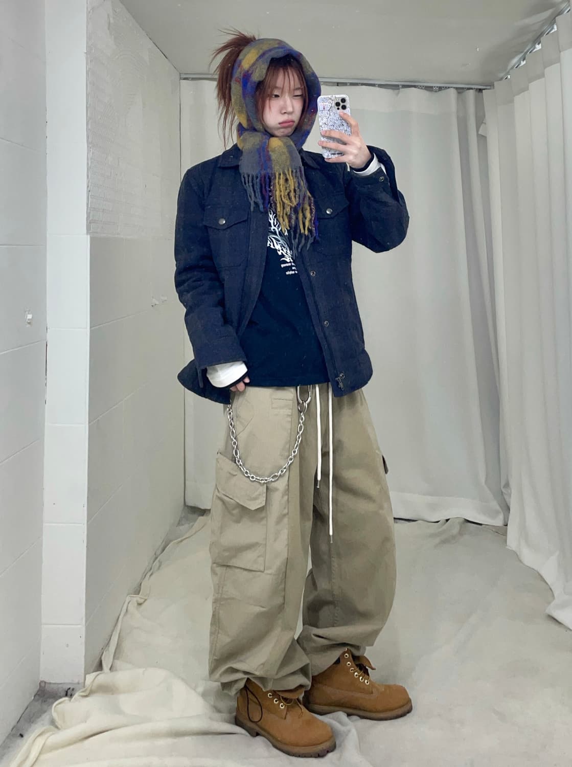 갭 블루 캐주얼 스트릿 코디 세트 상품이미지1