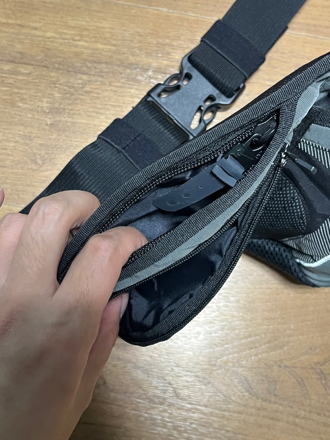 90s 빈티지 나이키 슬링백 힙색 러닝백 상품이미지2