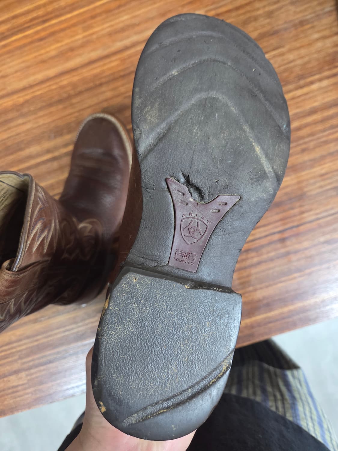 Ariat 빈티지 웨스턴 부츠 uk 7m 255 상품이미지9