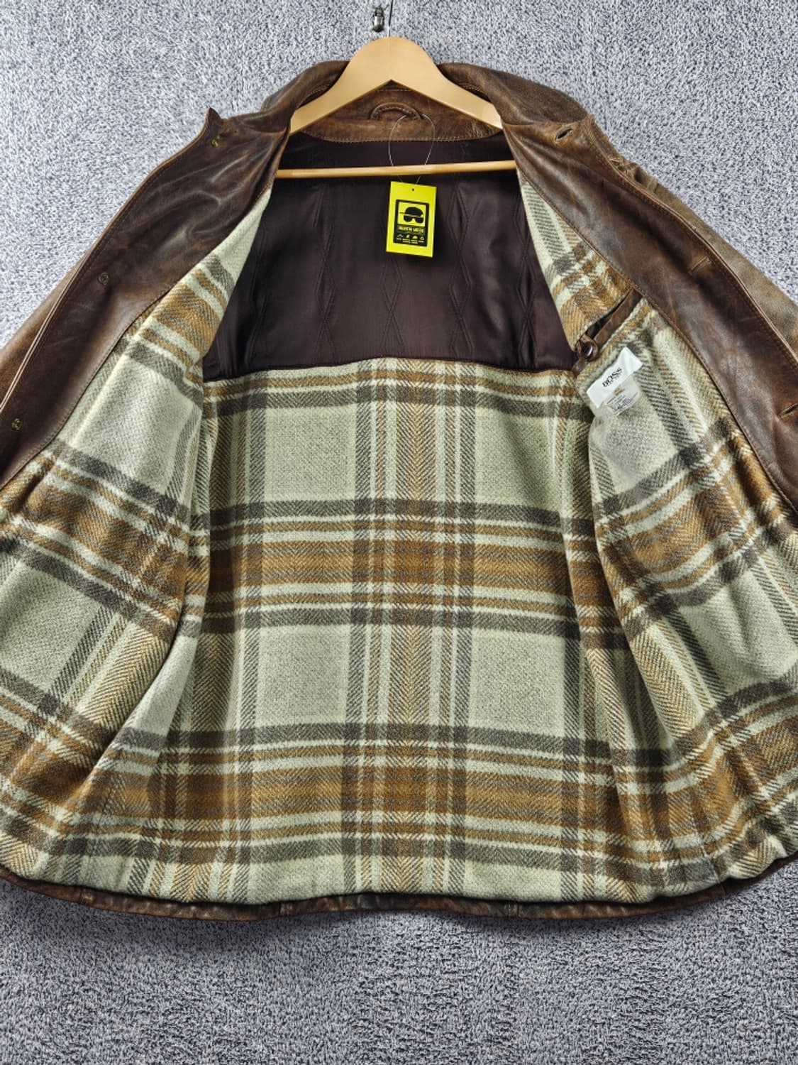 휴고보스 레더 사파리 웨스턴 카 코트 ( 48 ) / 11075 상품이미지7