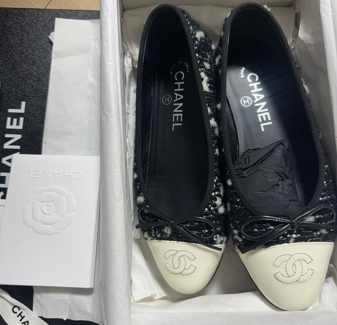 샤넬 트위드 발레리나 36 상품이미지2