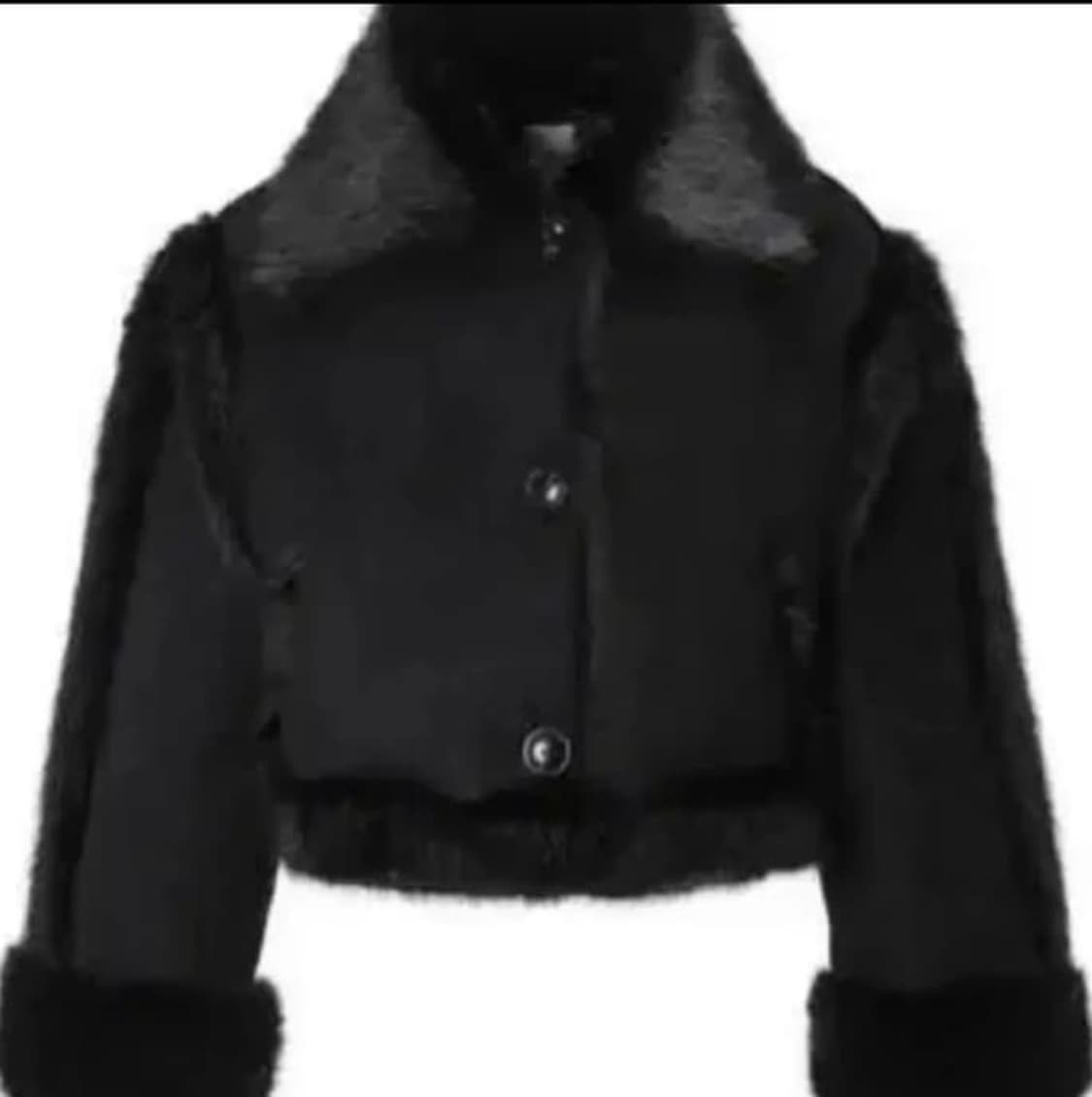 쓰리타임즈 버니퍼무스탕블랙22fw 상품이미지1