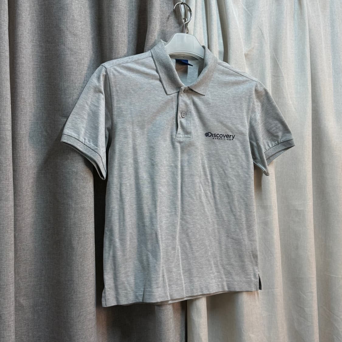 [95] 디스커버리 그레이 반팔 폴로티셔츠 상품이미지1