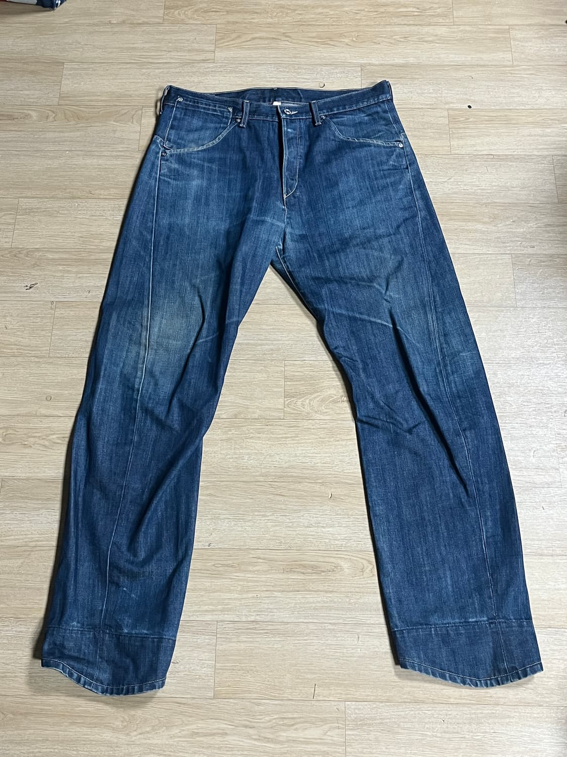 [36X32][리바이스] 00‘s 엔지니어드 진 001 워시드 인디고  상품이미지1