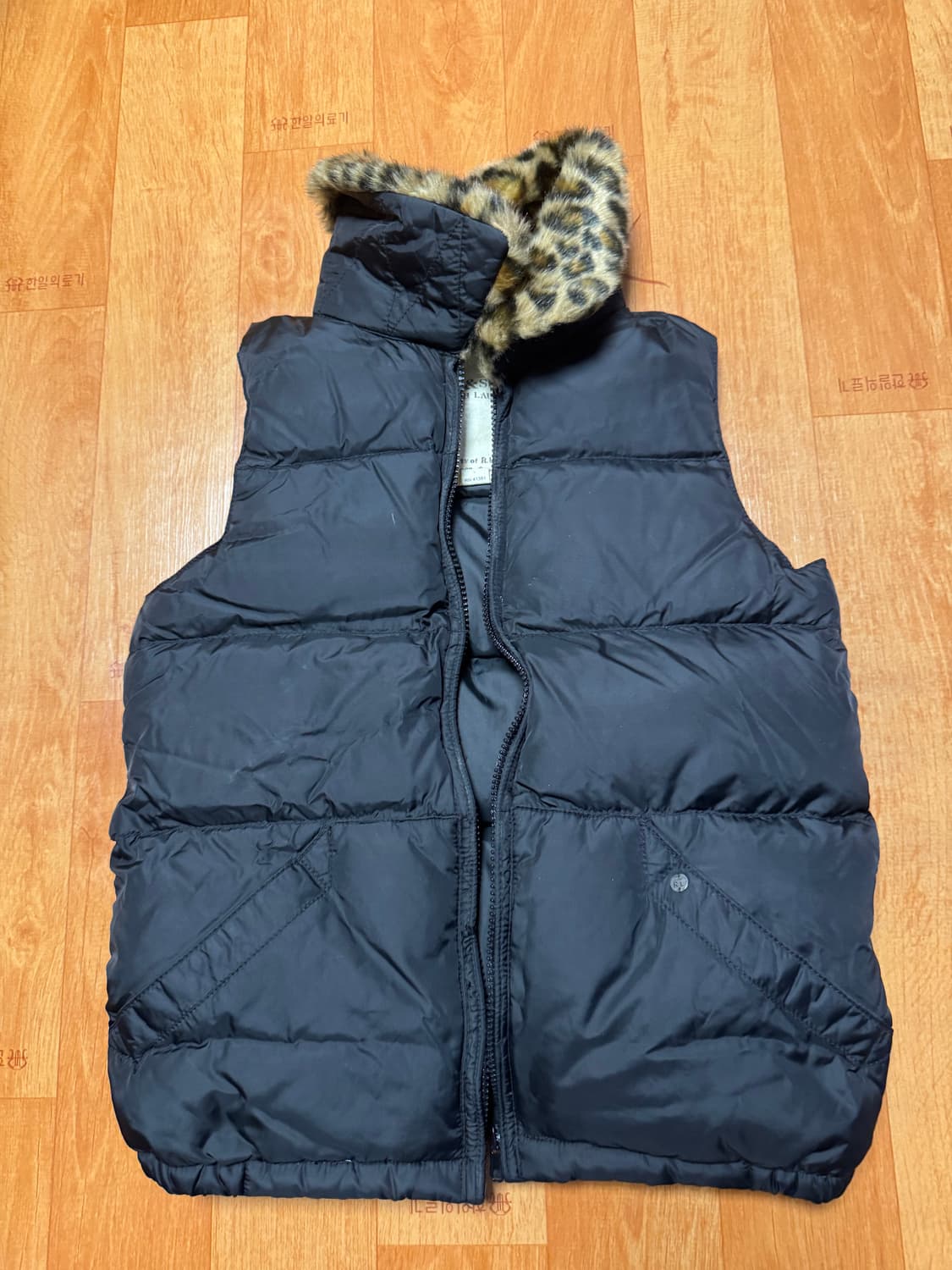 [XXS] 데님앤서플라이 랄프로렌  블랙 패딩베스트 상품이미지7