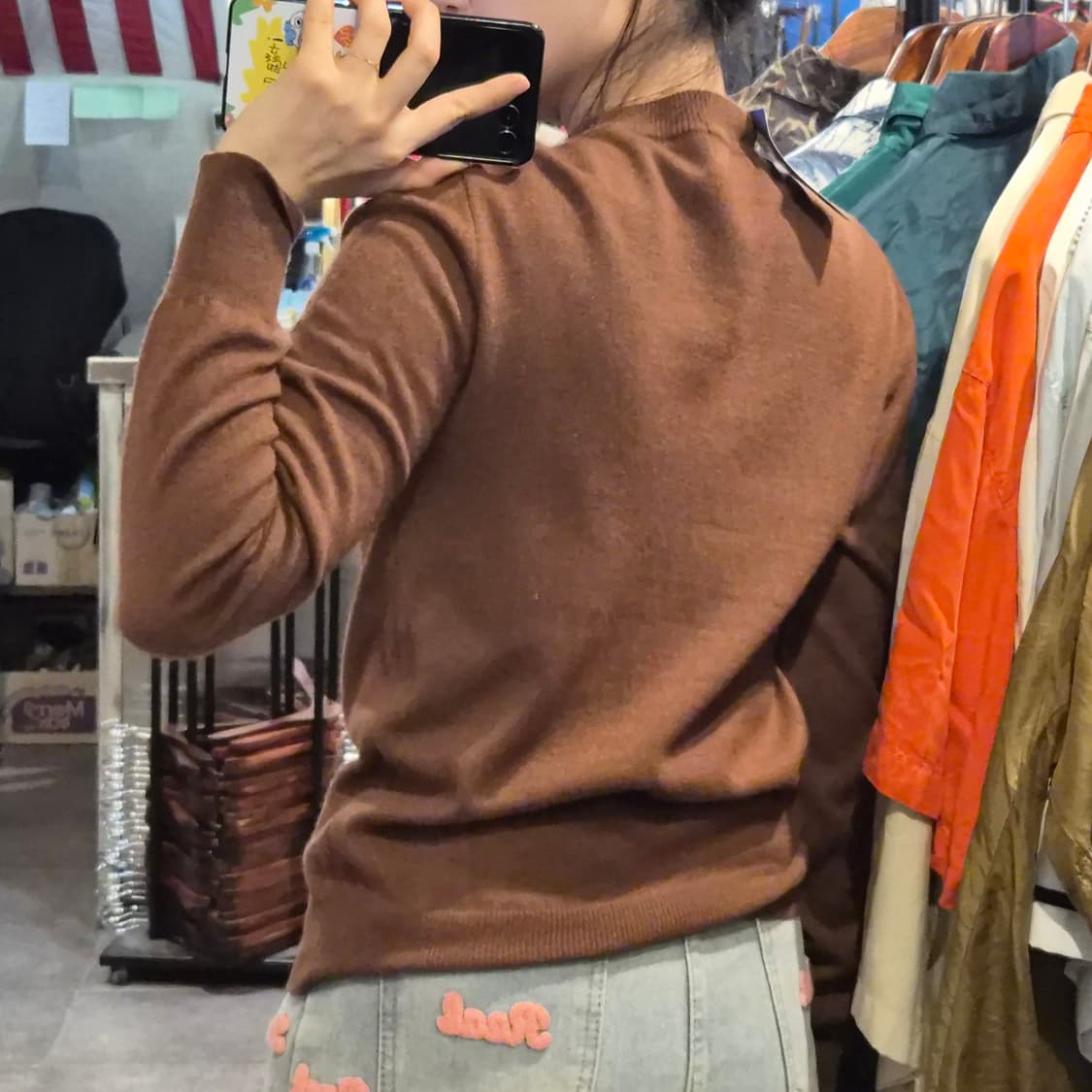 [NO.9] 폴로 긴팔 가디건 브라운 상품이미지4