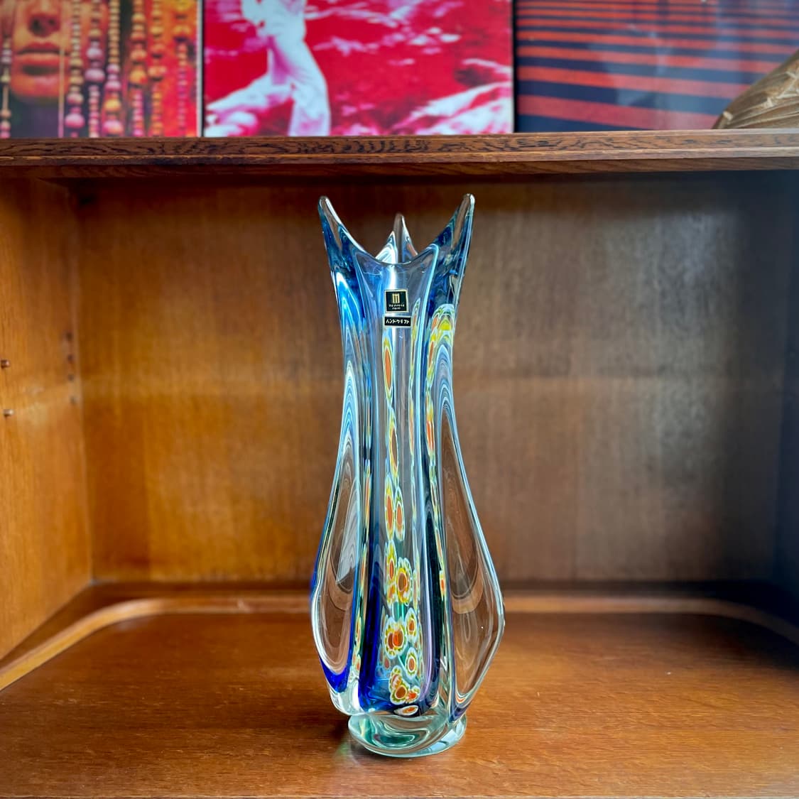 [빈티지 화병] 70‘s 빈티지 밀레피오리 유리 화병 상품이미지9