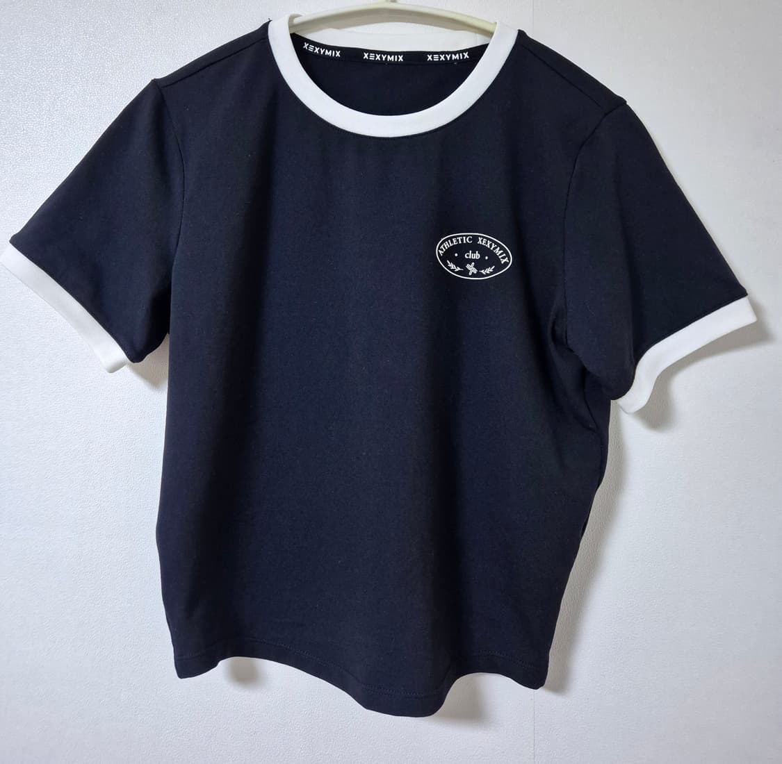 젝시믹스 크롭 티셔츠 블랙 M 상품이미지1