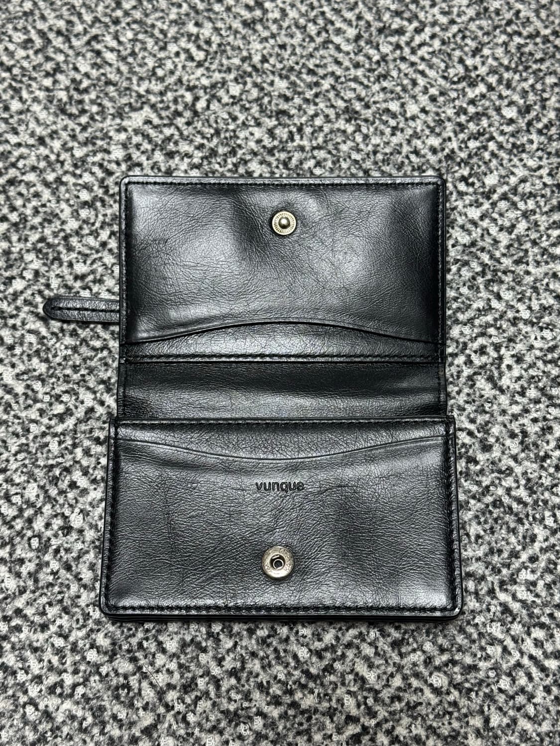 분크 토크 캐빈 크루 카드지갑 블랙 상품이미지3