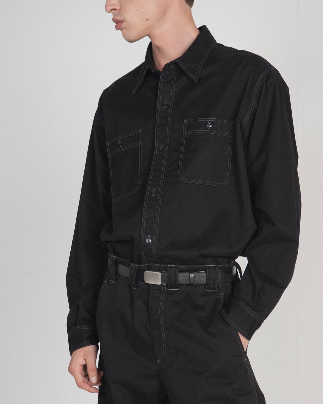 BROWNYARD Washed Work Shirt 상품이미지5