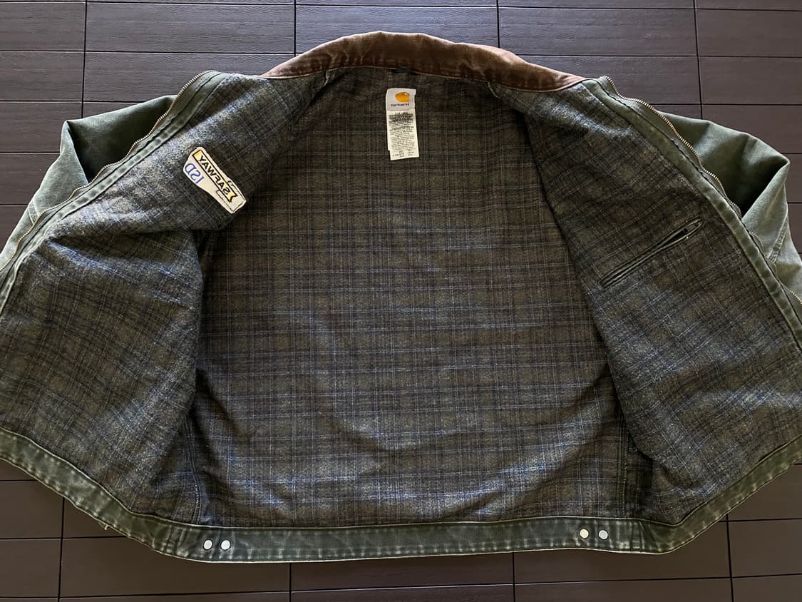 (XXL) 칼하트 j97 디트로이트 자켓 모스그린 상품이미지10