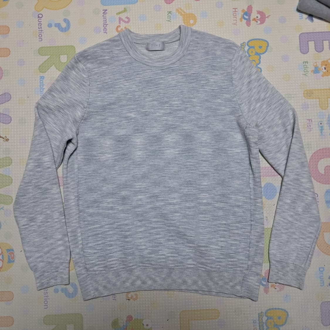 타임옴므 남성 멜란지그레이 니트 95사이즈 상품이미지5