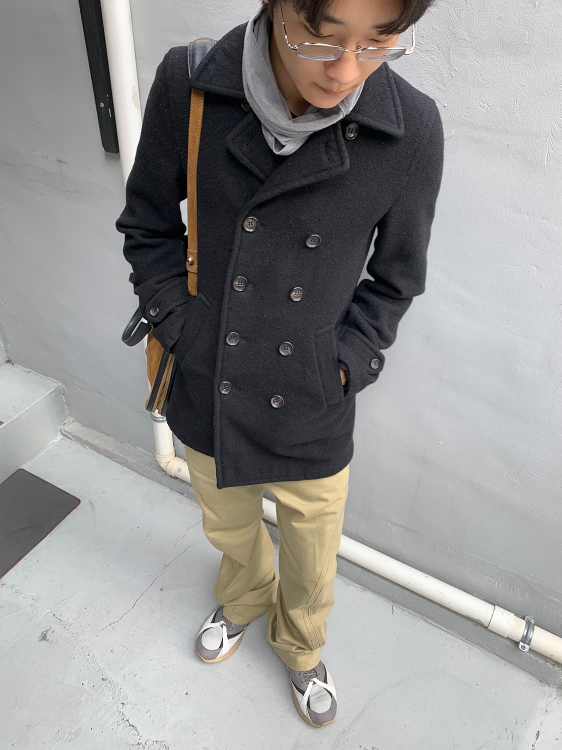 꼼데가르송 h&m 더플 코트 상품이미지1