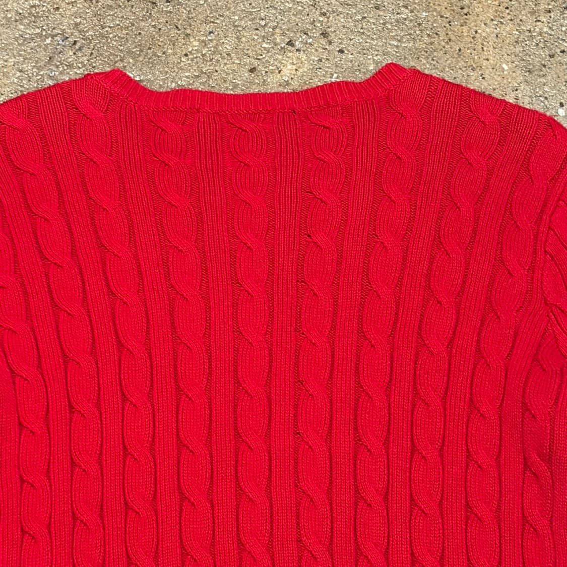 90s USA 빈티지 폴로 랄프로렌 니트 헤비코튼 니트  상품이미지7