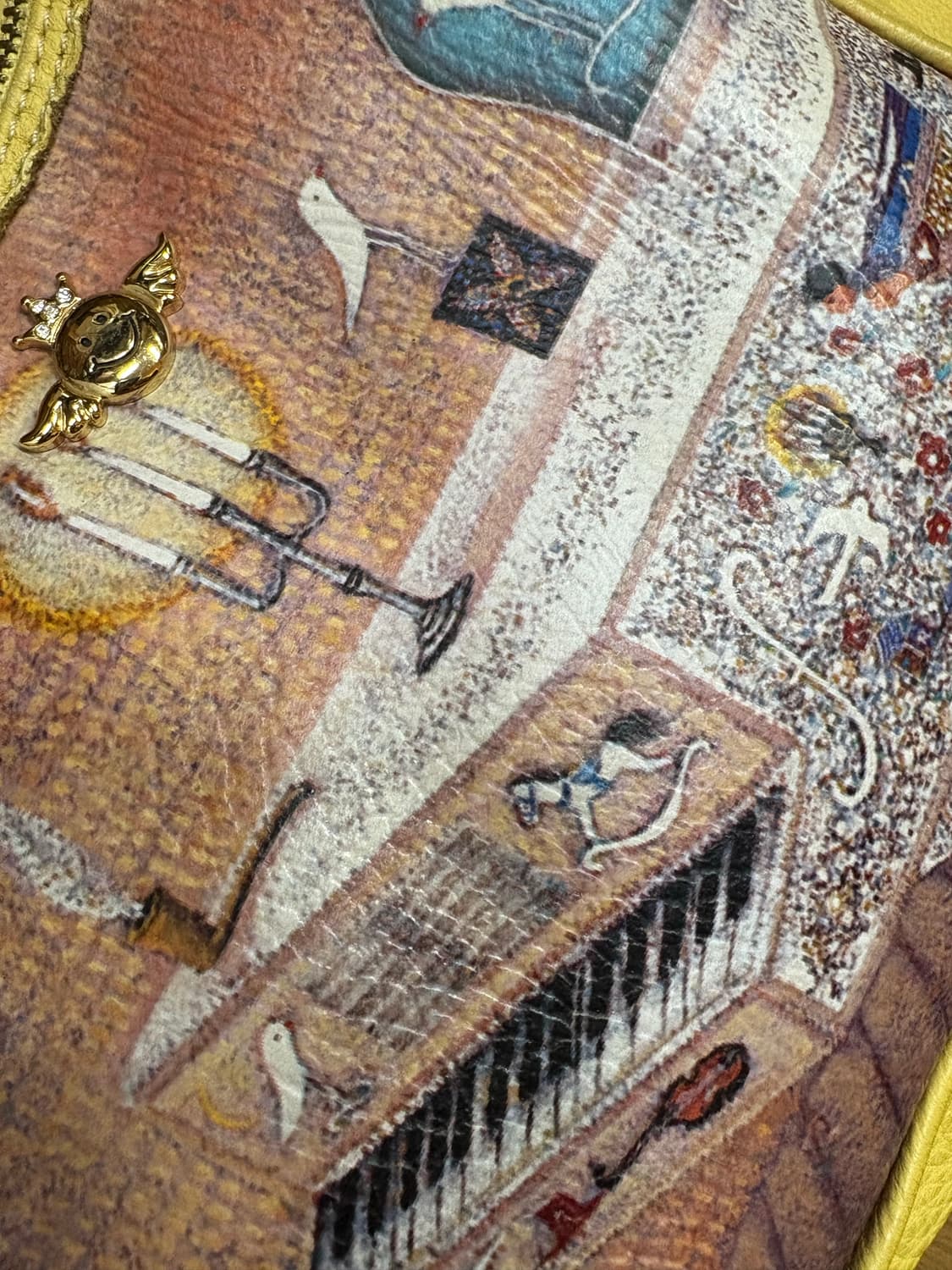 SONOVI 빈티지 일러스트 스터드 숄더백 상품이미지4