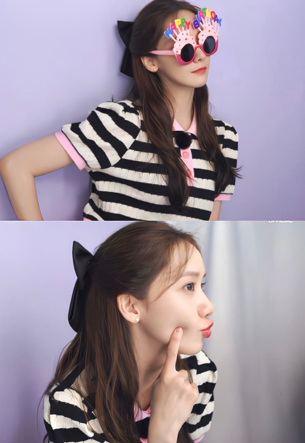 윤아니트-더로켓 스트라이프 크롭셔츠 상품이미지3