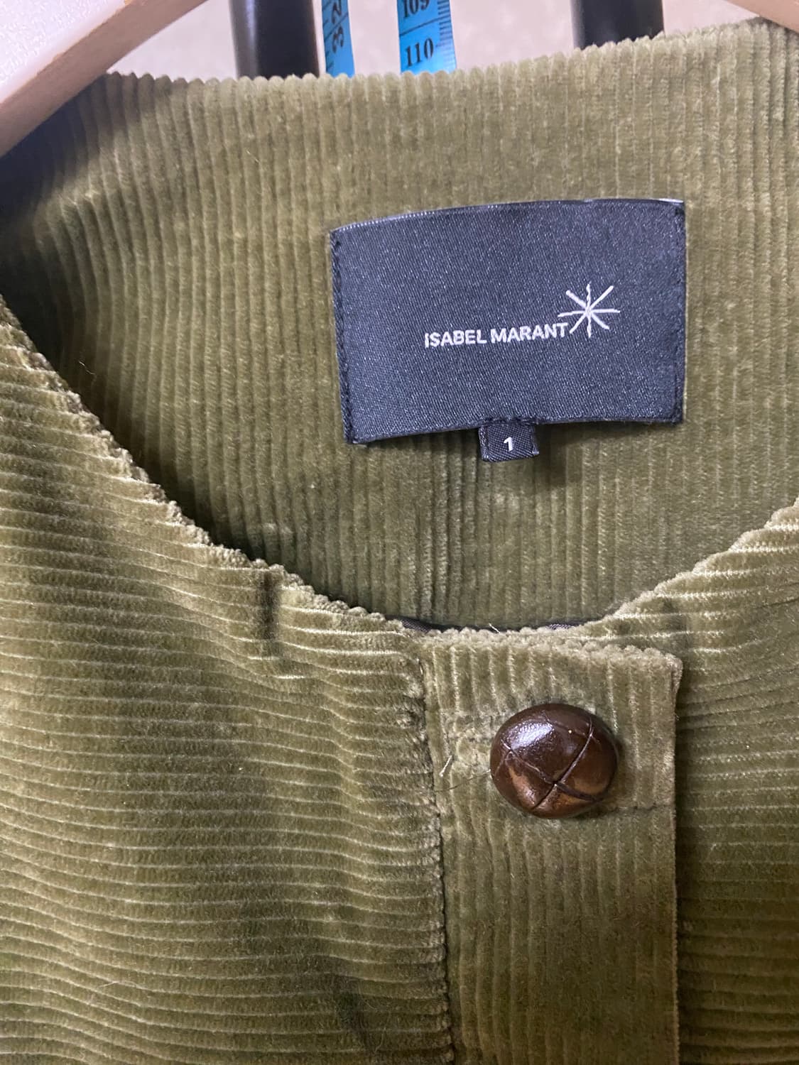 Isabel Marant 코듀로이 자켓 올리브 그린 상품이미지3