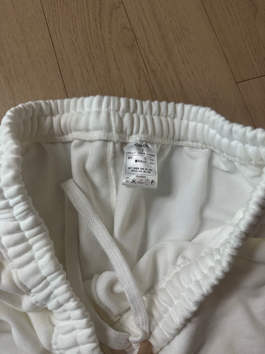 오도어 몰리조거 화이트 2 새상품  상품이미지2