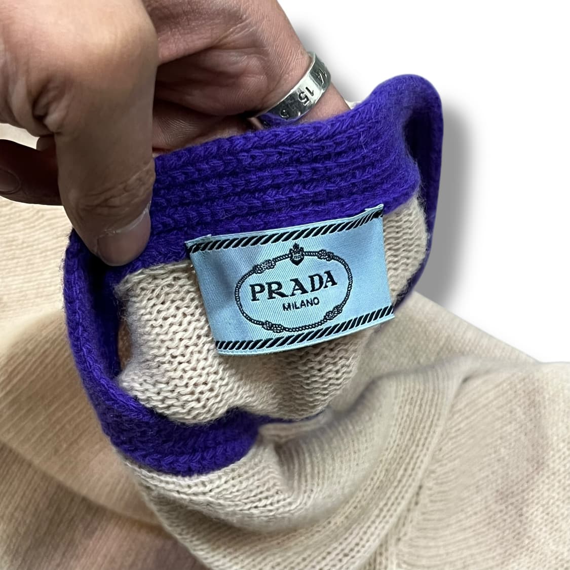  프라다 브이넥 니트 +명품감정서 y13909 상품이미지7