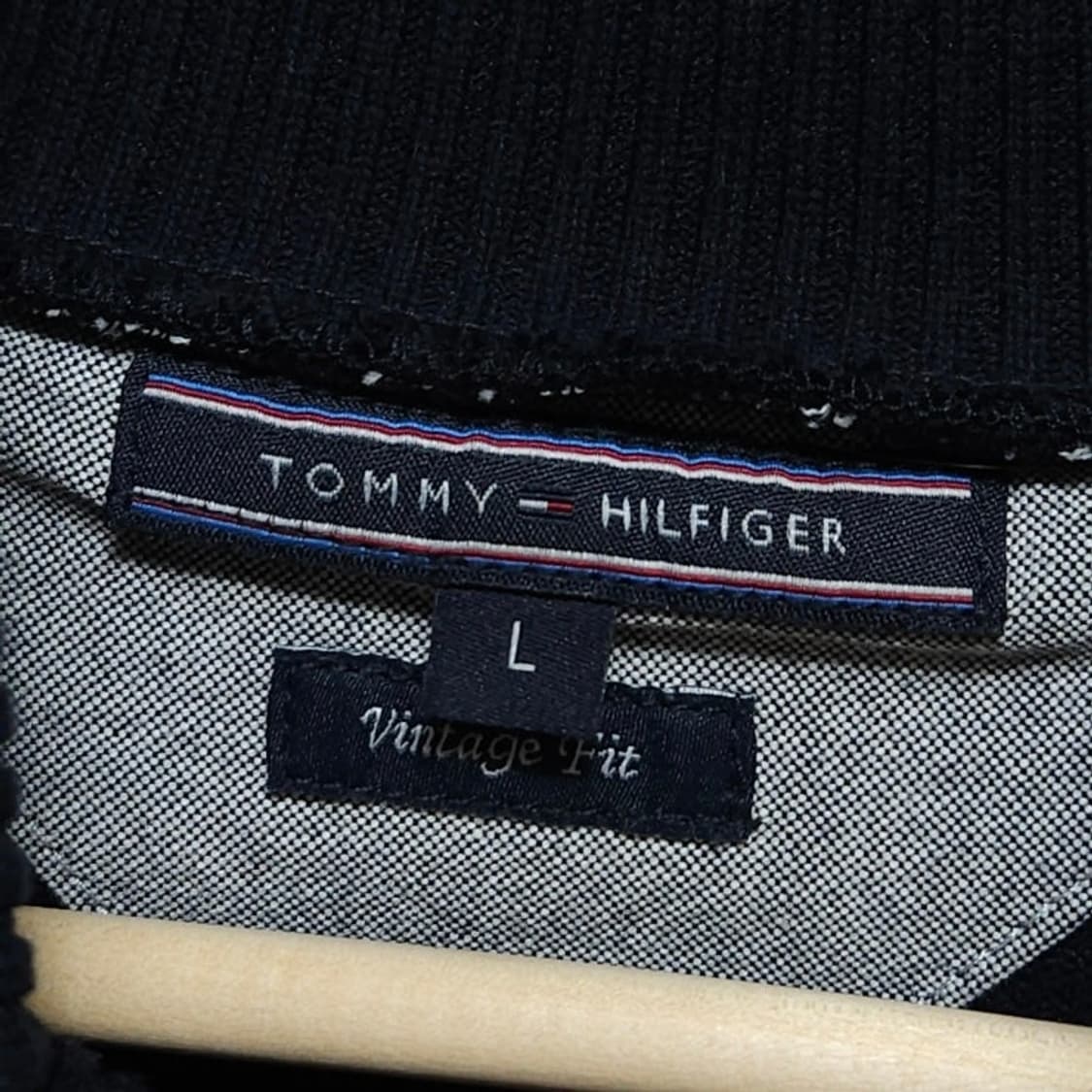 100)Tommy 타미힐피거 니트 터틀넥 네이비 상품이미지3