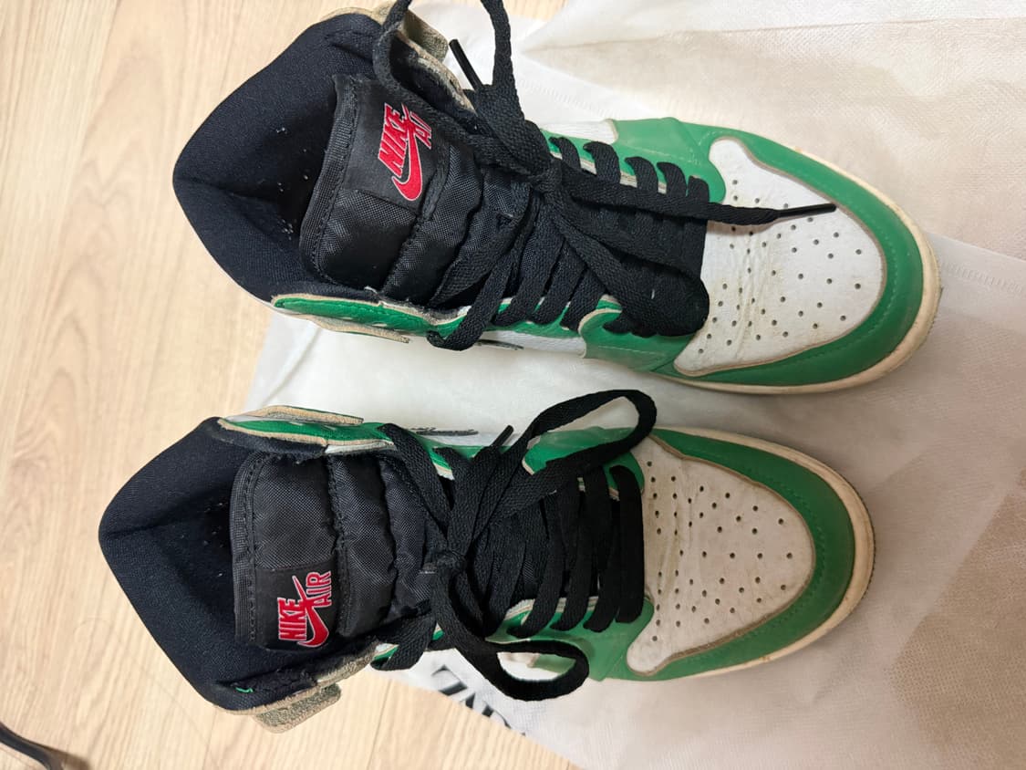나이키 에어 조던 1 레트로 하이 OG 럭키 그린 W245 상품이미지4