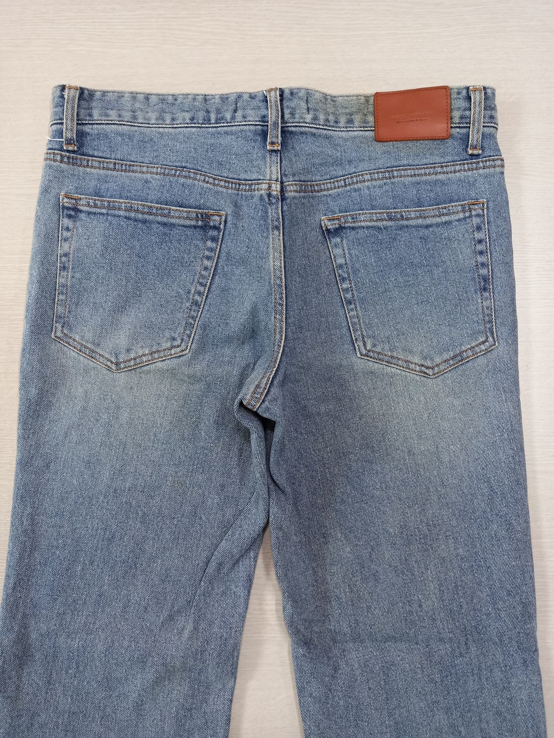 31 PIECE WORKER 워싱 스판 슬림일자진 31-452 상품이미지4