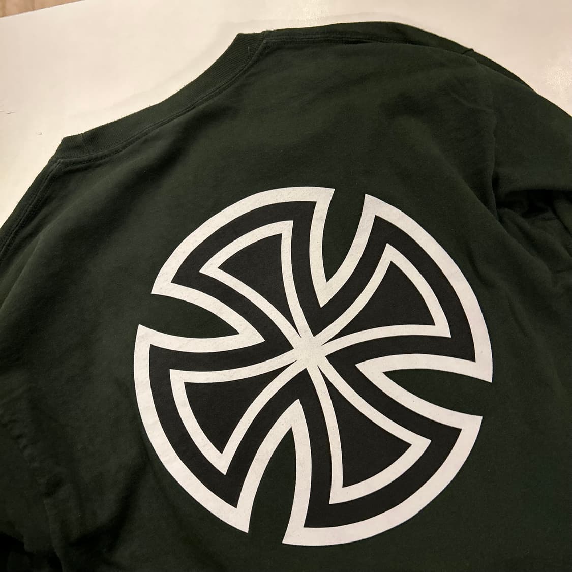 [M] 인디펜던트 Independent 긴팔 티셔츠 다크 그린 B223 상품이미지8