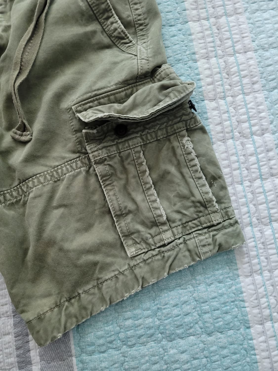 아베크롬비 Abercrombie. 워크웨어 카고숏팬츠. 32사이즈 상품이미지4