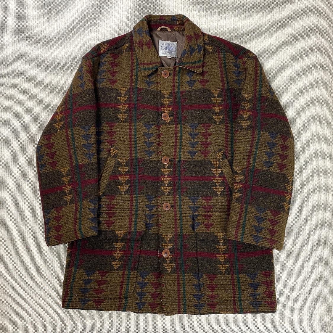 (100-103) 8-90’s 제이프레스 울 헌팅 코트 상품이미지1