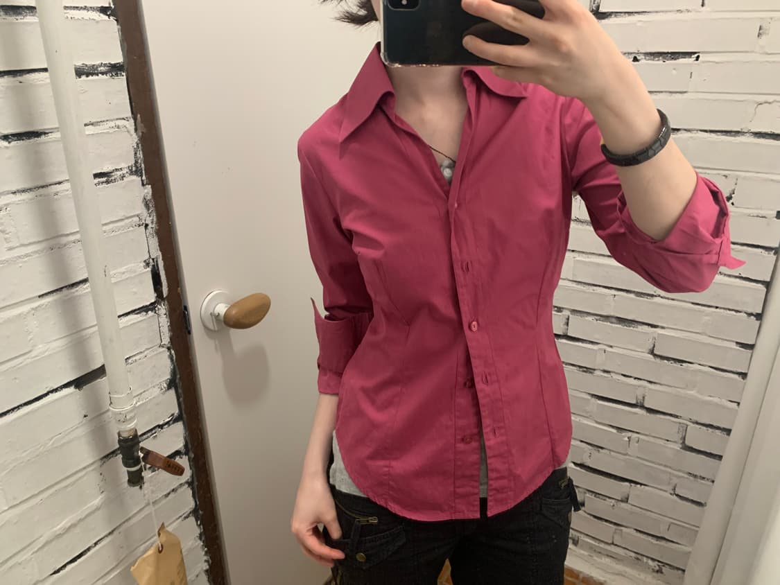 Plum cuffs shirts 상품이미지1
