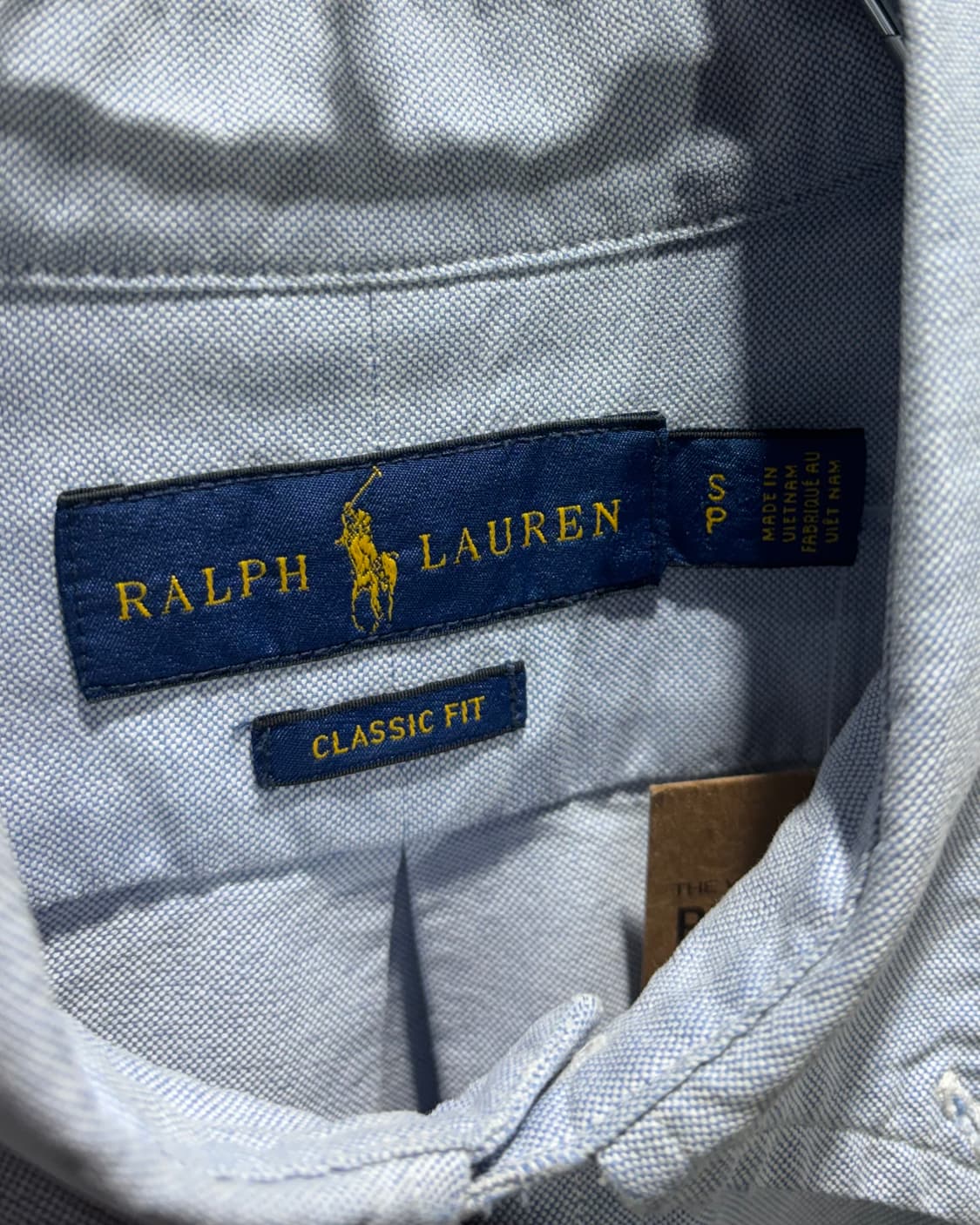S 폴로랄프로렌 라이트블루 클래식핏 원포켓 코튼 셔츠 상품이미지6