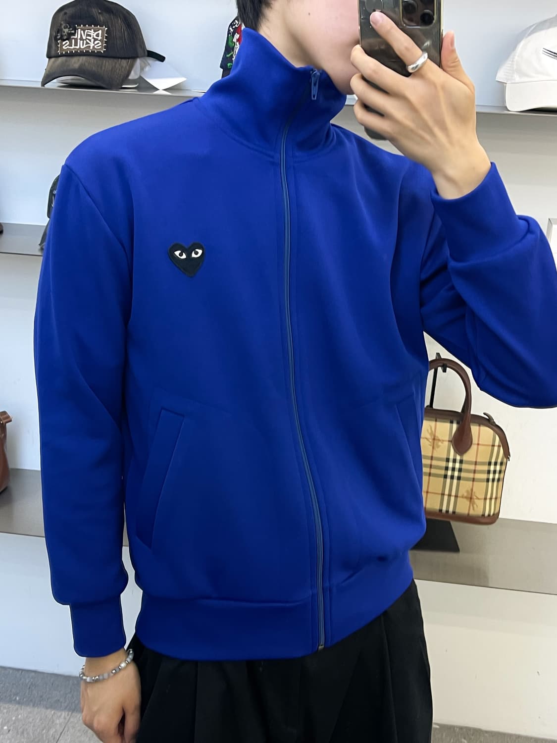 꼼데가르송 빅 하트 로고 트랙탑 상품이미지2